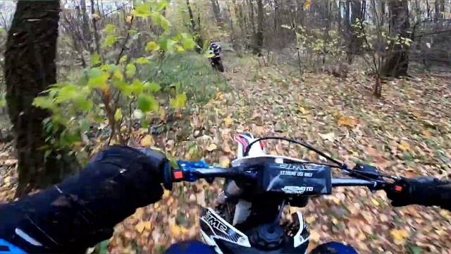 Осенний прохват совместно с PitLand и Enduro DMDМотоцикл JMC 250 FRR смотреть онлайн