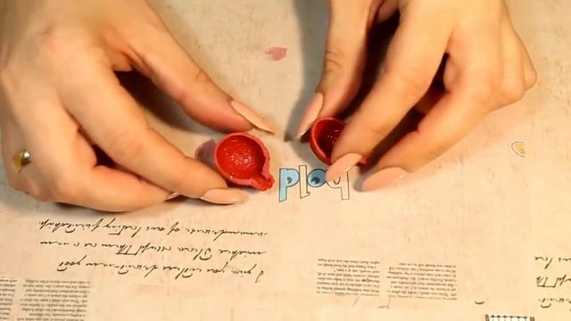 Делаем гранат из полимерной глины / Pomegranate from polymer clay / Видео мастер класс смотреть онлайн