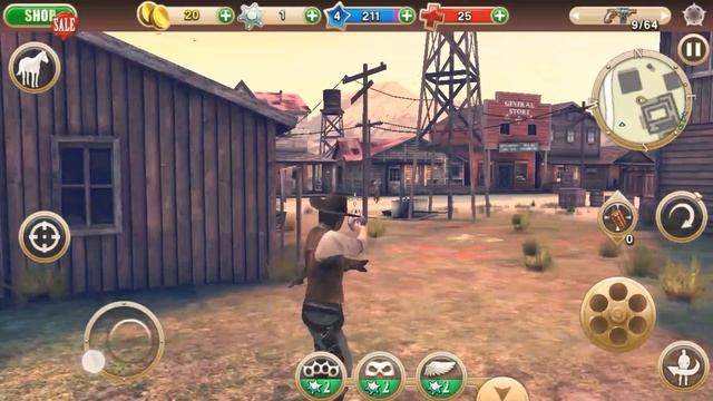Six Guns: gang showdown Gameplay | Android Open world game set in Wild West | Cowboys | смотреть онлайн