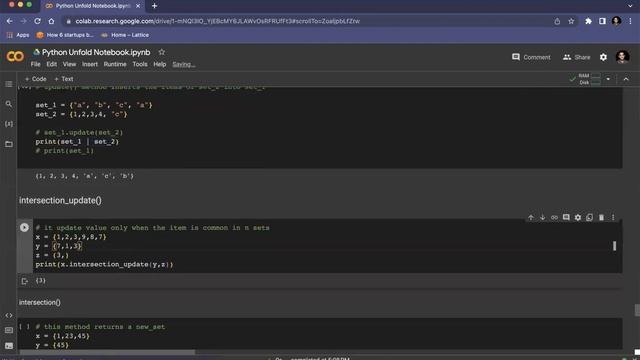 Lecture 6 Tuple Set and Functions and Scoping in Python for DE смотреть онлайн