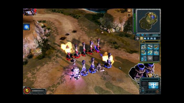 Red Alert 3 5 vs 5 Spectrum Tower смотреть онлайн