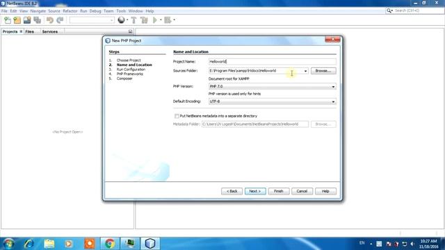 PHP - First Program with Netbeans in Tamil | JVL code смотреть онлайн