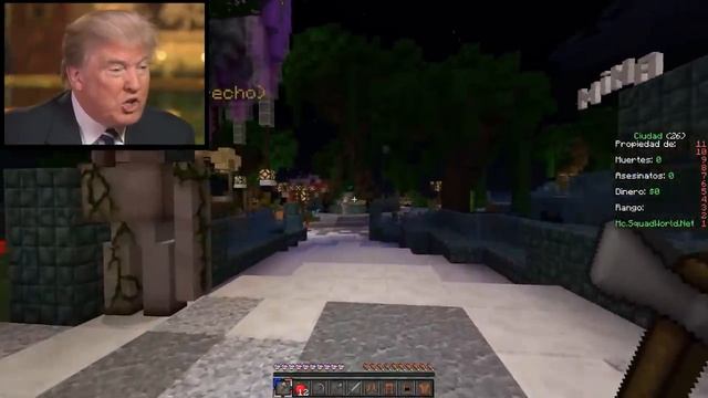 DONALD TRUMP JUEGA MINECRAFT смотреть онлайн