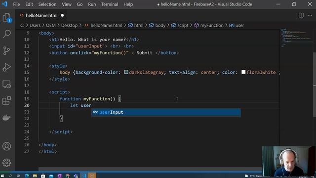 User Input and Response on a webpage using JavaScript (for beginners) смотреть онлайн