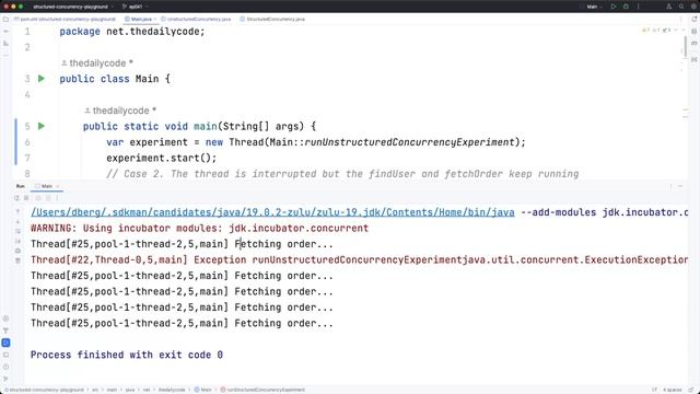 Structured Concurrency em Java смотреть онлайн