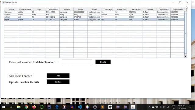 University Management System Java Project Eclipse MySQL GUI Project смотреть онлайн