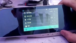 Меняем китайский язык на русский, зеркальный видеорегистратор