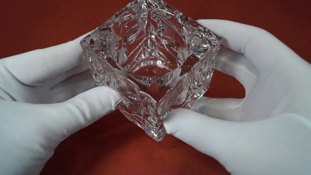 Хрустальный подсвечник - ХРУСТАЛЬНЫЙ КУБ / Кришталевий свічник КРИШТАЛЕВІЙ КУБ / Crystal Candlestic