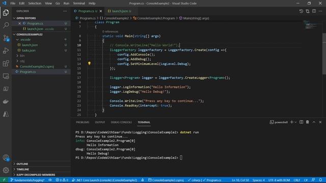 .NET (C#) Logging with ILogger | JWT Authentication: Build a Library with me - VII смотреть онлайн
