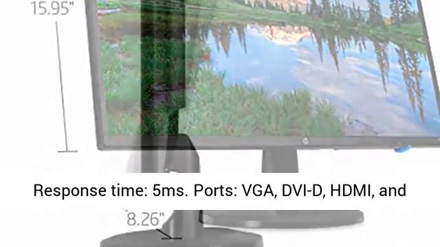 HP 24-Inch FHD IPS Monitor with Tilt Adjustment and Anti-glare Panel (24yh, Black) смотреть онлайн