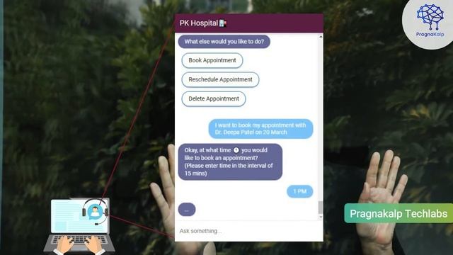 Appointment Booking Chatbot for Hospitals / Clinics With Google Calendar Integration for Website. смотреть онлайн