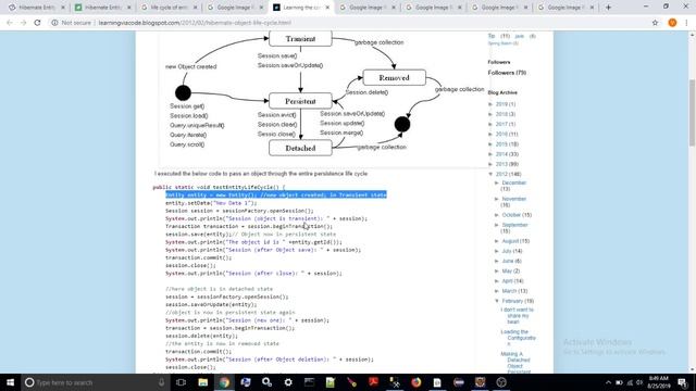 Hibernate - Persistence States смотреть онлайн