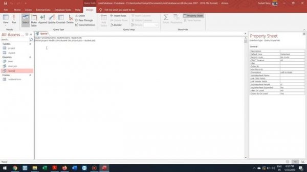 MS Access Join Queries | Inner Join, Left Join, Right Join