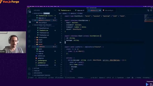 Episode 1: App Alerts Powered By Pinia by Eduardo San Martin Morote: Vue.js Forge смотреть онлайн