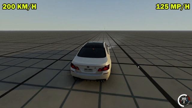 BMW F10 Crash Test. 5 Series M5 Beamng Drive Crash Test, Slowmotion And Realistic Car Crash смотреть онлайн