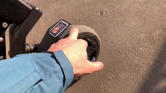 Dualtron Mini, прокол колеса