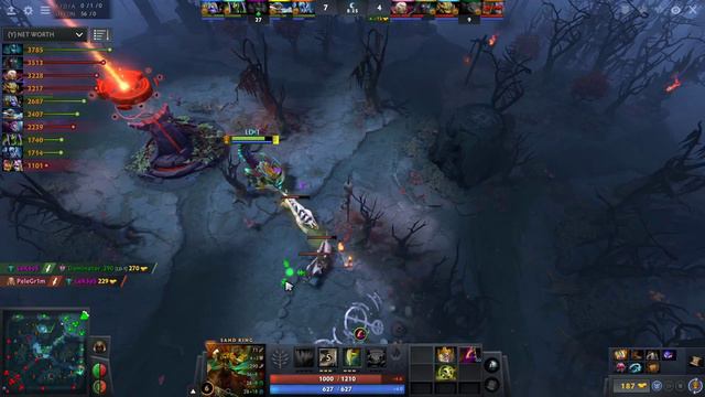 DoTa 2 Sand King how to jungle + Roshan Patch 7.30 смотреть онлайн