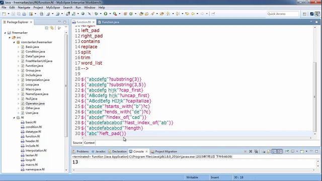 Java Web扩展-Freemarker-15.Freemarker 字符串函数 смотреть онлайн