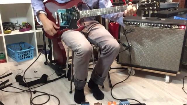 FENDER TWIN REVERB + GIBSON SG FADED смотреть онлайн
