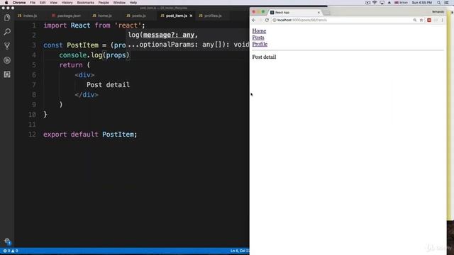 Params and URL' s in React js смотреть онлайн