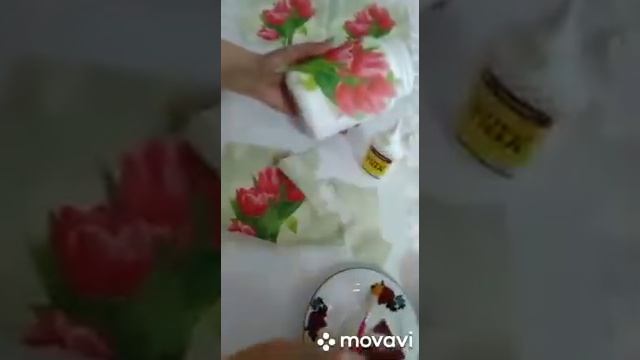 СОШК 3 г.Семей. "Декупаж для начинаю щих" мастер-класс от учителя русского языка М.З.Жанаспаевой. смотреть онлайн