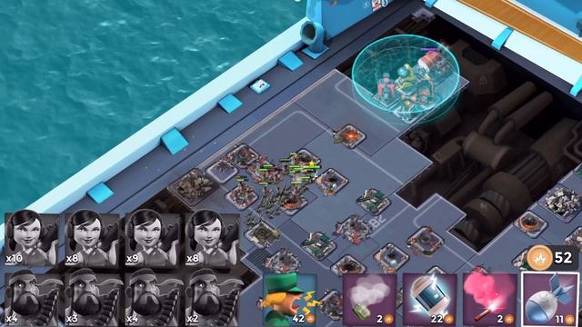 LIVE: BOSS FIGHT to GOLDEN level 18 - WARSHIPS season 55 - TECH TREE & BASE - BOOM BEACH gameplay смотреть онлайн