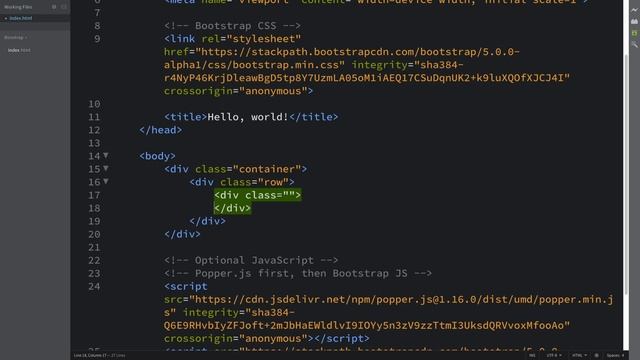 Grid System Introduction - Bootstrap 5 Alpha Responsive Web Development and Design смотреть онлайн