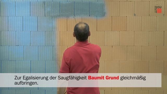 Verarbeitung Baumit Grund