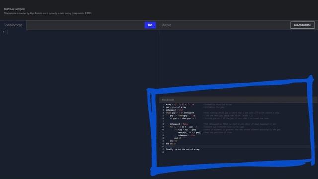 Comb Sort Algorithm | Short discussion and C++ implementation смотреть онлайн
