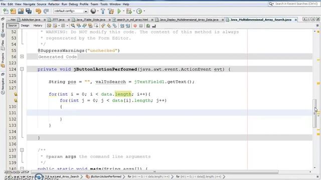 Java - How To Search A Value In A Multidimensional Array In Java NetBeans [ with source code ] смотреть онлайн