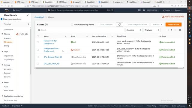 35 AWS CloudWatch Part 1 смотреть онлайн