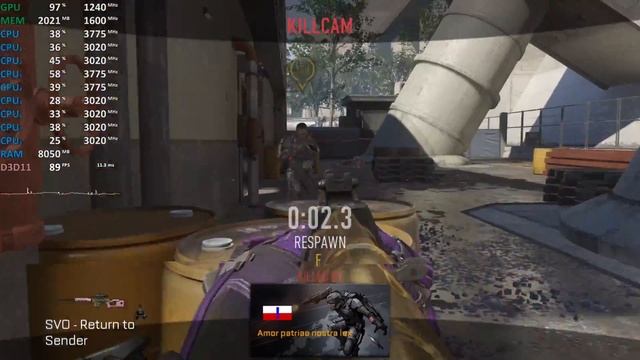 AMD Ryzen 5 2400G Vega 11 Review - Call of Duty: Advanced Warfare - Gameplay Benchmark Test смотреть онлайн