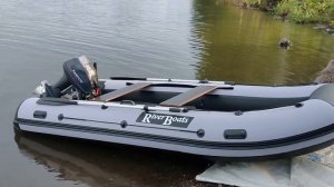 ТARPON 9.9 обкатка нового мотора и лодки RIVER BOATS 3700 НДНД.