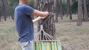 Как повесить гамак