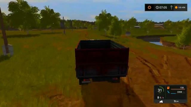 Farming Simulator 2017. мод грузовик Газ 3309 WINTERSKIN. №2 смотреть онлайн