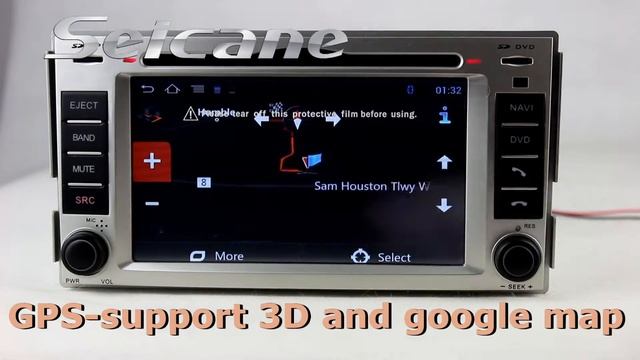 Cheap 2006-2012 Hyundai Santa Fe car stereo navigation system support digital TV rearview camera смотреть онлайн