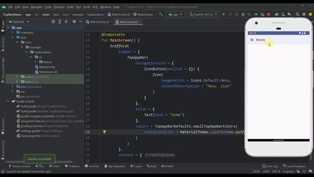 Learn What's New - Material 3 Top App Bar Component смотреть онлайн