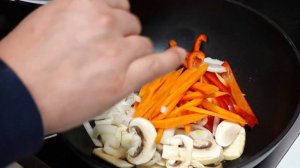 Лапша ВОК с креветками | Лапша удон с креветками | Лапша с креветками