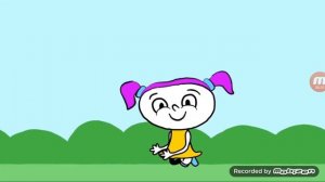 А я шла шла шла пирожок нашла села поела и дальше пошла