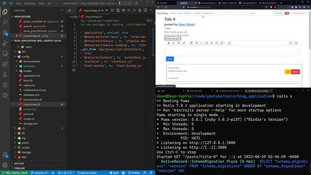 Track And Graph Monthly Views | Intro To Ruby On Rails 7 Part 21 смотреть онлайн