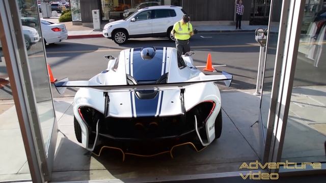 McLaren P1 GTR 02 - Startup, idle, slow drive смотреть онлайн