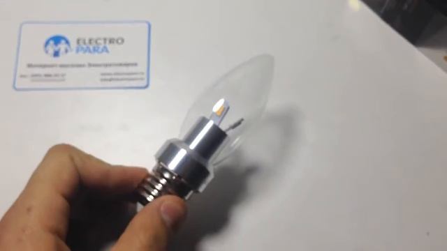 Gauss LED DIM Candle CL 5W 2700K E27, обзор светодиодной лампы смотреть онлайн