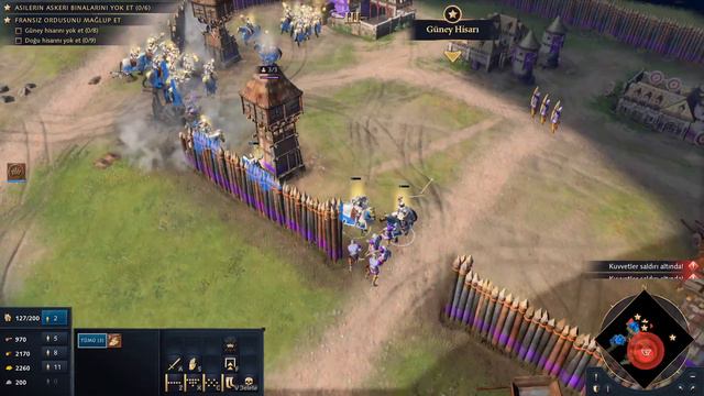 Age of Empires IV knights attack смотреть онлайн