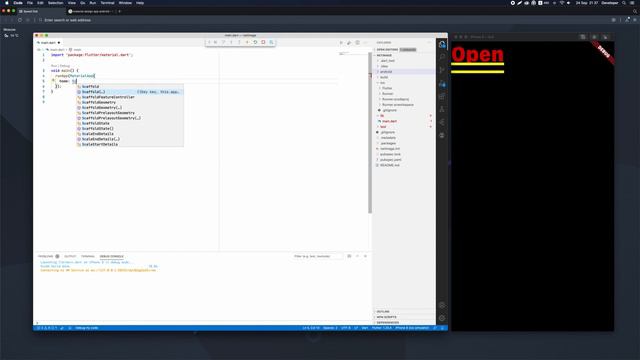 Создаем простое MaterialApp приложение на Flutter с картинкой смотреть онлайн