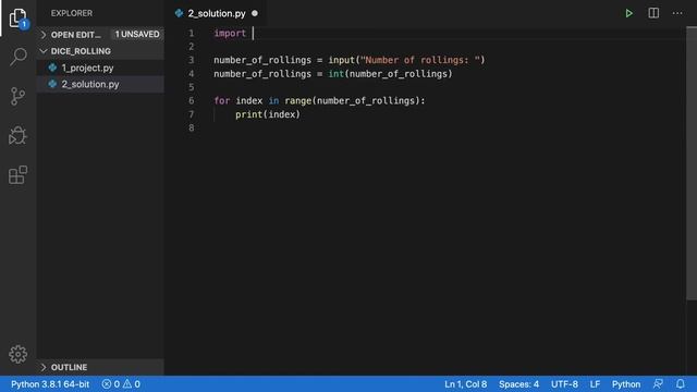 Python Tutorial for Beginners #15 - Dice Roll Game смотреть онлайн