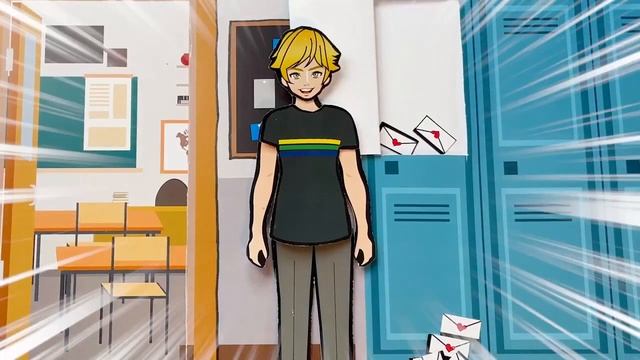 Paper dolls dress up Ladybug save Hawk Moth & Cat noir - Miraculous story 1 смотреть онлайн