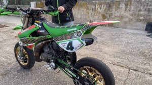 KAWASAKI KX 85 MOTARD SCALVINI EXHAUST
