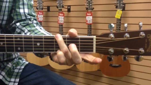 Martin D-35 Dreadnought Guitar - Fingerpicking