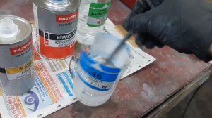 Как развести  автомобильный ЛАК (NOVOL)