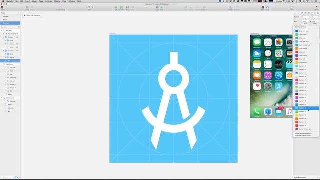 How to use the iOS App Icon Template for Sketch смотреть онлайн